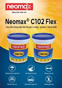 Neomax C102 Flex - Chống thấm gốc xi măng 2 thành phần đàn hồi cao