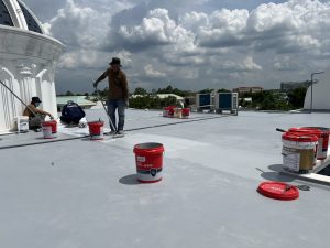 Vitec PU 265 - sơn chống thấm gốc polyurethane lộ thiên