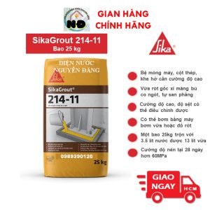 sikagrout 214-11 vữa không co ngót đổ bù bê tông