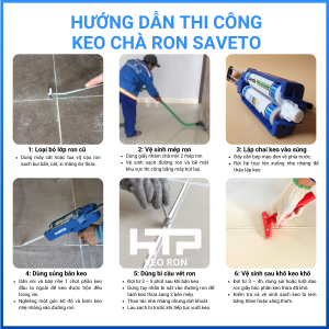 Thi công keo chít mạch Saveto
