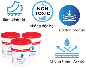 smart flex - chống thấm gốc xi măng 2 thành phần